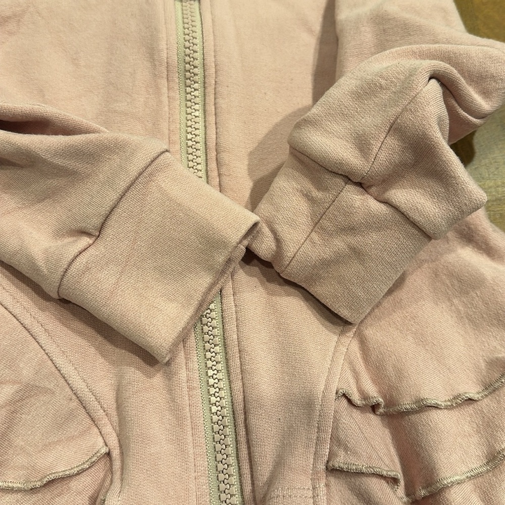 Little Sleepies Pink Ruffle Hoodie - Picture 3 of 8